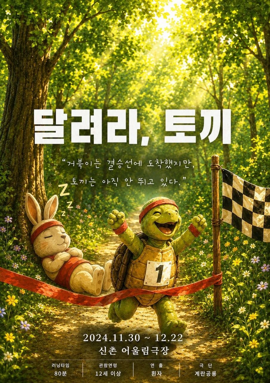 〈달려라, 토끼〉 Run, Rabbit, Run · 공식 포스터